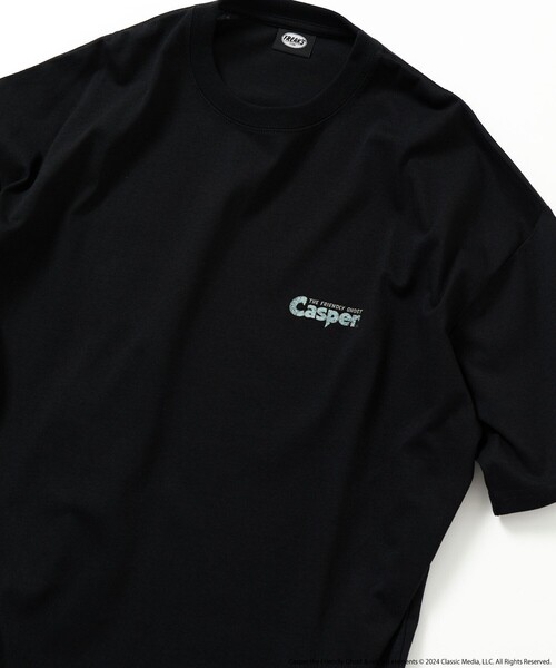 「FREAK'S STORE」 半袖Tシャツ「Casperコラボ」 LARGE オフホワイト メンズ