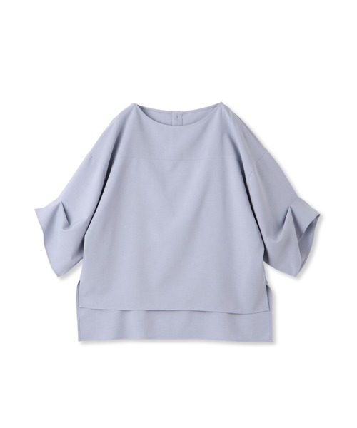 「MAYSON GREY」 半袖ブラウス M ネイビー レディース_画像4
