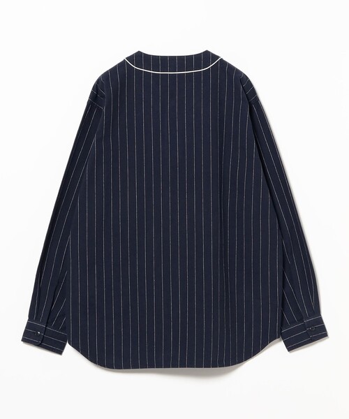 SSZ ストライプシャツ Lサイズ BEAMS BEAMS（ビームス） シャツ ベースボール ストライプ シャツ メンズ