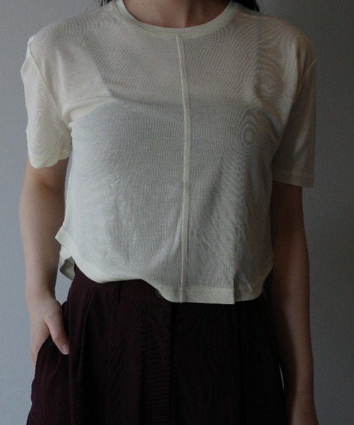 clane 白トップス CLANE tシャツ SOFT WIDE TOPS レディース : ZOZOTOWN Yahoo!店