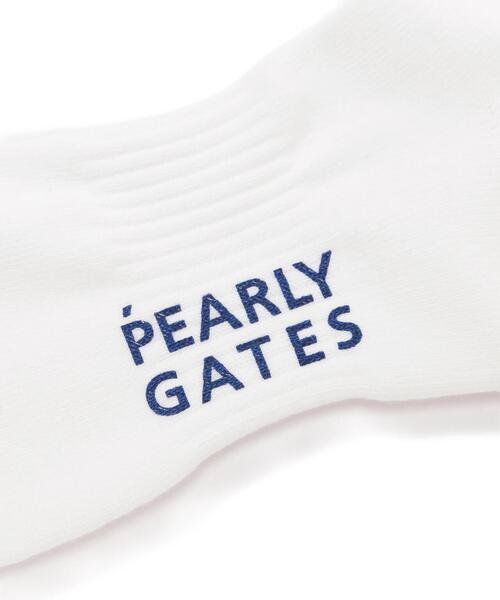 PEARLY GATES（パーリーゲイツ） 靴下 「PEARLY GATES」ロゴライン