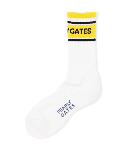 PEARLY GATES（パーリーゲイツ） 靴下 「PEARLY GATES」ロゴライン