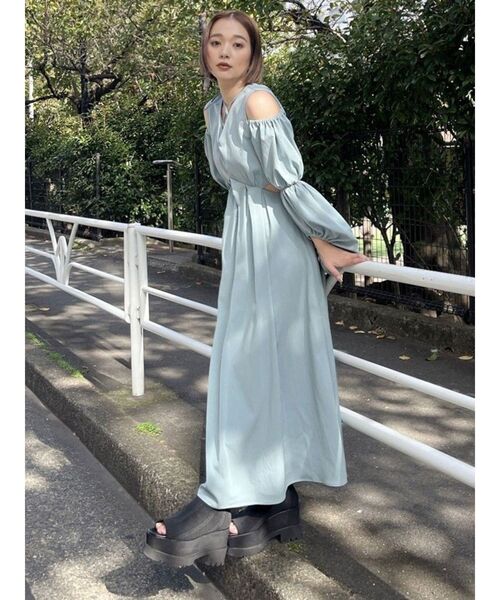 【美品】　MURUA ムルーア　ジャガードソックブーツ サンダル MURUA（ムルーア） サンダル ジャガードソックブーツサンダル
