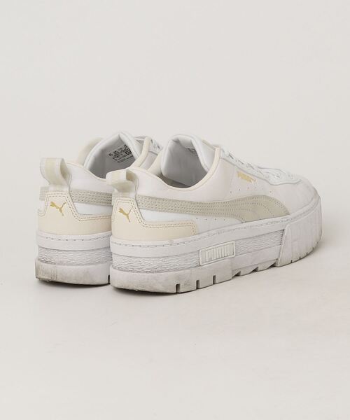 「PUMA」 ローカットスニーカー 24.5cm ホワイト レディース_画像2