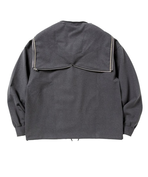 meanswhile ミーンズワイル　サイズ3 パーカー　グレー meanswhile（ミーンズワイル） パーカー Comfort Dress Zip Hoodie