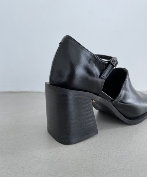 「Didot.showroom」 ヒールサンダル 22.5cm ブラック レディース_画像6