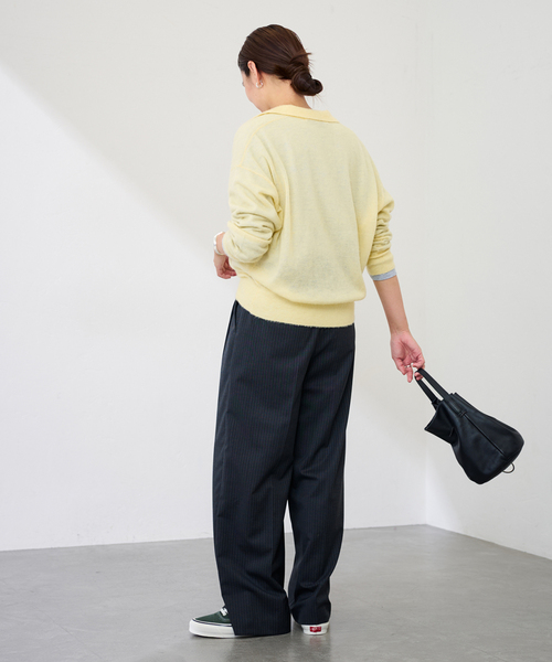 FRAMeWORK（フレームワーク） カーディガン シアーシャギー衿付き