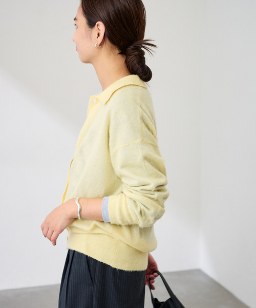 FRAMeWORK（フレームワーク） カーディガン シアーシャギー衿付き