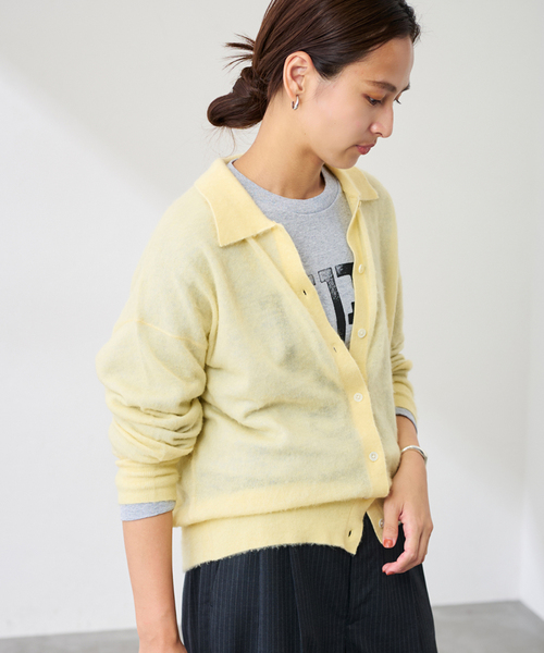 【新品タグ付き】フレームワーク 2way ニット プルオーバー カーディガン FRAMeWORK（フレームワーク） ニットカーディガン FREE ネイビー