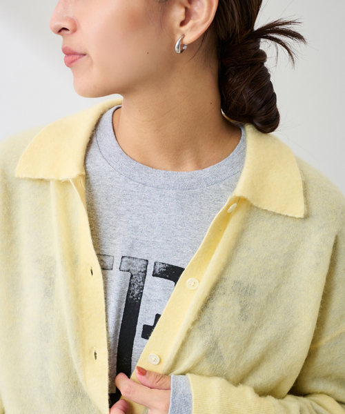 FRAMeWORK（フレームワーク） カーディガン シアーシャギー衿付き