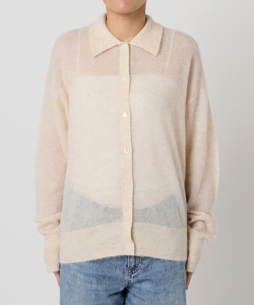 FRAMeWORK（フレームワーク） カーディガン シアーシャギー衿付き