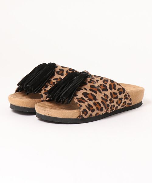 「Minnetonka」 フラットサンダル 5 ネイビー レディース_画像4