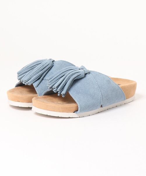 「Minnetonka」 フラットサンダル 5 ネイビー レディース_画像5