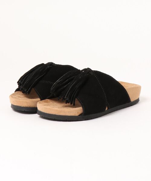 「Minnetonka」 フラットサンダル 5 ネイビー レディース_画像8