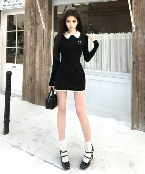 gossip!ロサンゼルス セットアップ 大人可愛い｜ドットビジュアル