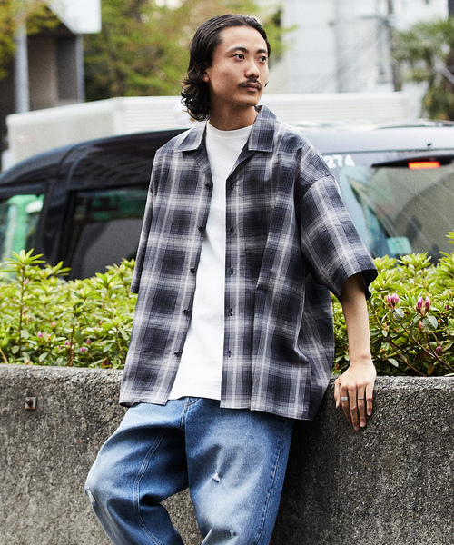 FREAK'S STORE（フリークスストア） 半袖シャツ MEDIUM オリーブ