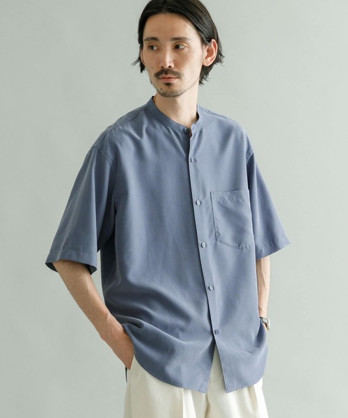 「URBAN RESEARCH」 半袖シャツ LARGE チャコールグレー メンズ_画像6