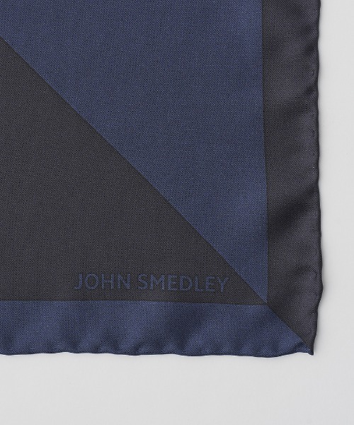 JOHN SMEDLEY（ジョンスメドレー） スカーフ バンダナ bicolor Silk