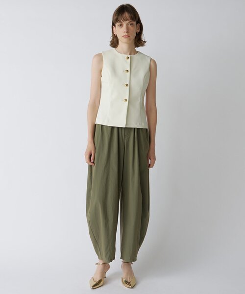 【新品未使用】Drawing Numbers ベージュ ワイドパンツ Drawing Numbers（ドローイングナンバーズ） パンツ 「Drawing Numbers