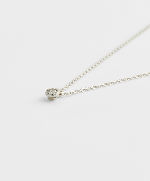 ネックレス シルバーダイヤモンドネックレス（0.1ct） レディースの画像