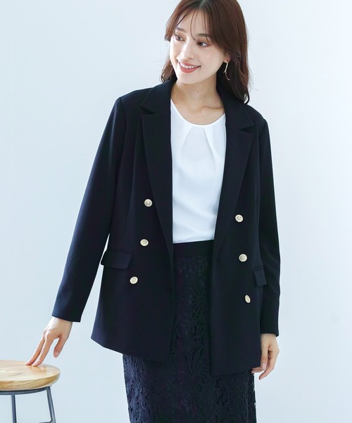 「Emilyan」 テーラードジャケット S チャコールグレー レディース_画像7