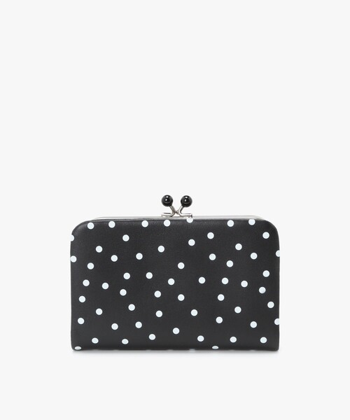 agnes b.（アニエスベー） 財布 ドット レザー がま口 ウォレット