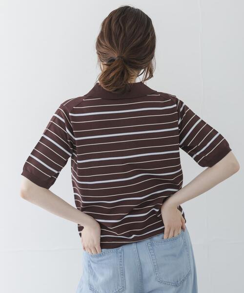 URBAN RESEARCH Sonny Label ニット セーター 配色襟ニットポロシャツ