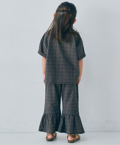 「p.premier」 「KIDS」半袖シャツ 90 アイボリー キッズ_画像5