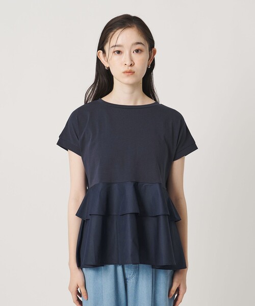 BEAUTY＆YOUTH UNITED ARROWS tシャツ 半袖 「WEB限定」ペプラム 