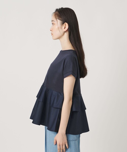 BEAUTY＆YOUTH UNITED ARROWS tシャツ 半袖 「WEB限定」ペプラム