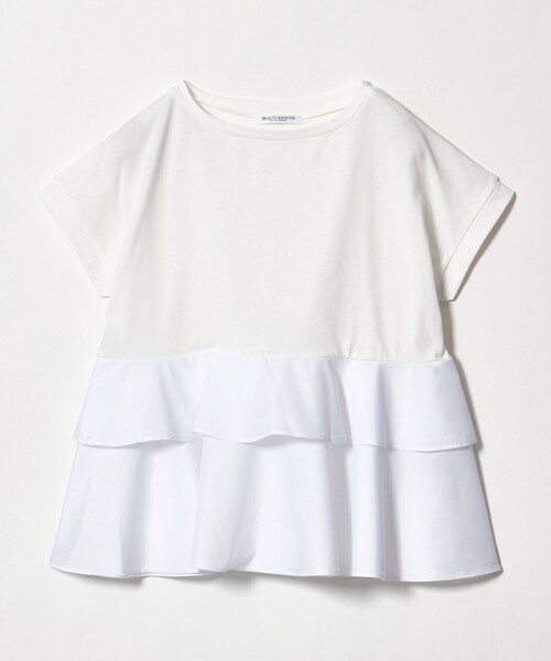 BEAUTY＆YOUTH UNITED ARROWS tシャツ 半袖 「WEB限定」ペプラム 