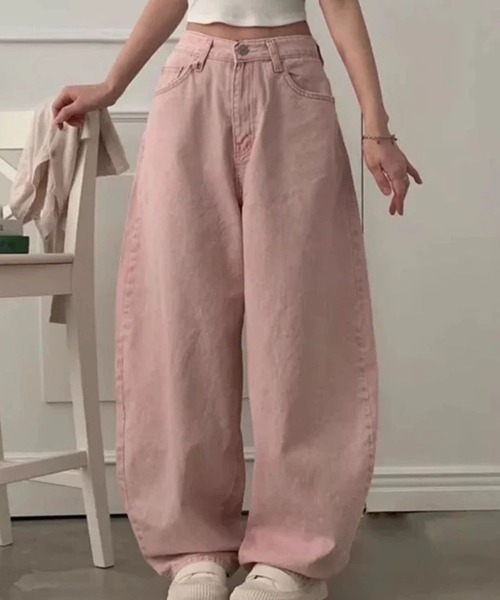 AVYL ジーンズ デニム デニムパンツ ハートポケット ルーズワイド