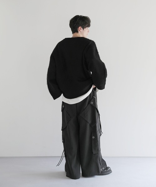 「LILL」 カーゴパンツ L ブラック メンズ_画像2