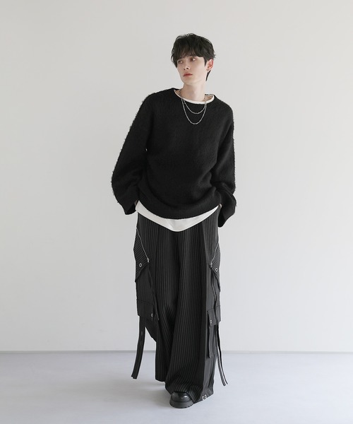 「LILL」 カーゴパンツ L ブラック メンズ_画像4