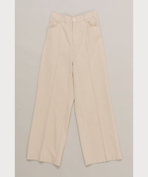パンツ チノパン ツイルセンタープレスフレアパンツ|ZOZOTOWN |15