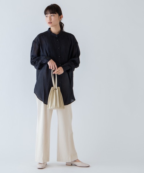 パンツ チノパン ツイルセンタープレスフレアパンツ|ZOZOTOWN |03
