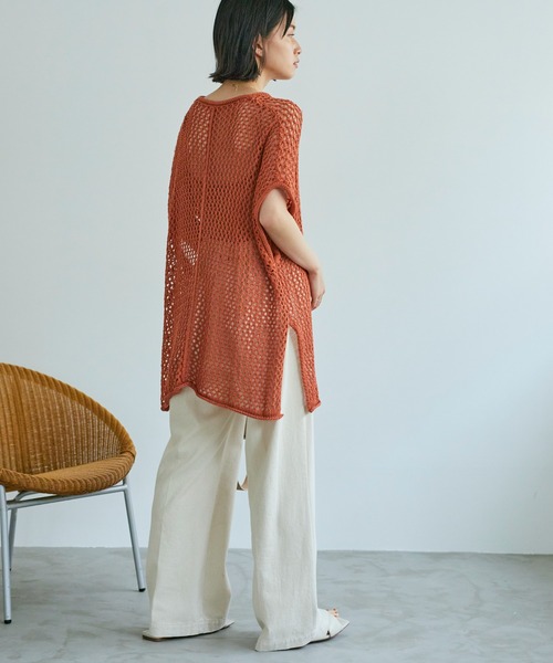 パンツ チノパン ツイルセンタープレスフレアパンツ|ZOZOTOWN |18