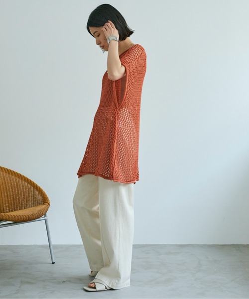 パンツ チノパン ツイルセンタープレスフレアパンツ|ZOZOTOWN |20