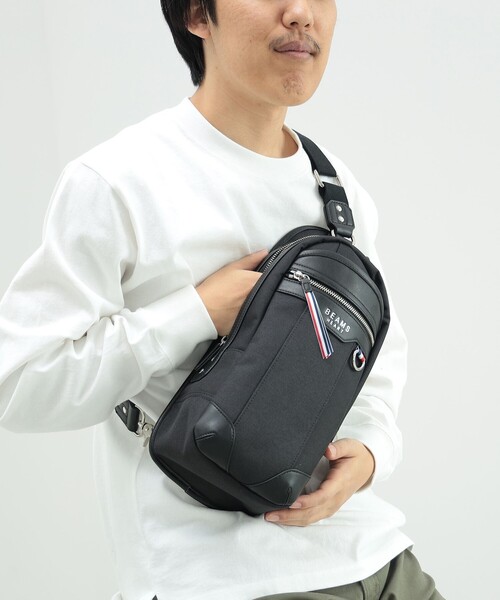 BEAMS HEART ショルダーバッグ ポリエステル 杢素材 ワン