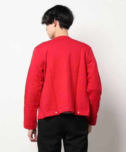 agnès b. プレッション　men's サイズ3 メンズ コットン メルトン カーディガンプレッション [Made in