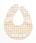 スタイ お花レースギンガムスタイ キッズの詳細画像4