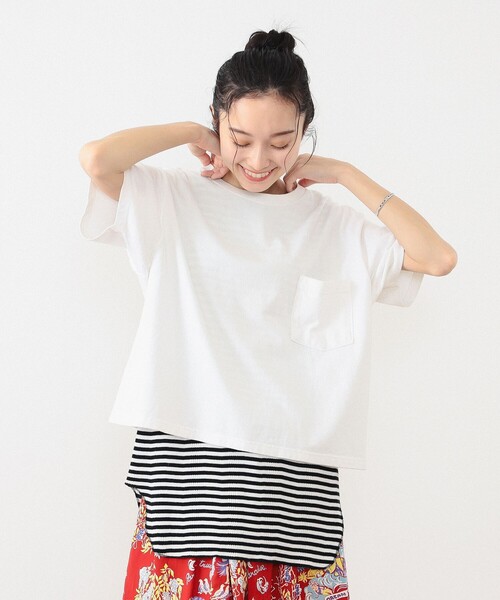 tシャツ Goodwear / カスタム ビッグ 半袖 Tシャツ レディース