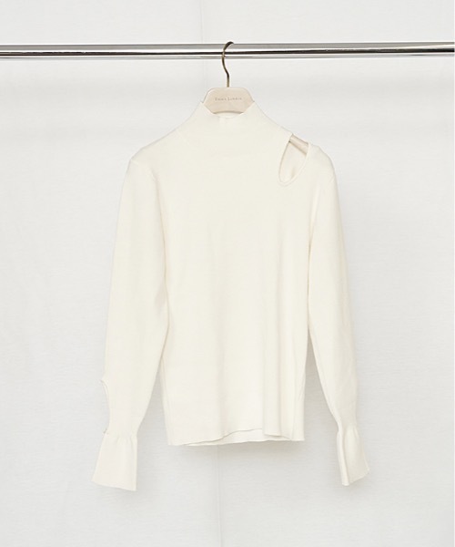 ニット セーター Rib Wave Slit Tops（リブウェーブスリットニットトップス） レディース EMMA LIMBER ニット セーター Rib Wave Slit Tops（リブウェーブ