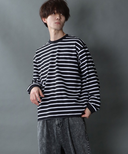 サイズ2 KAJA ボーダー ロングスリーブ Tシャツ