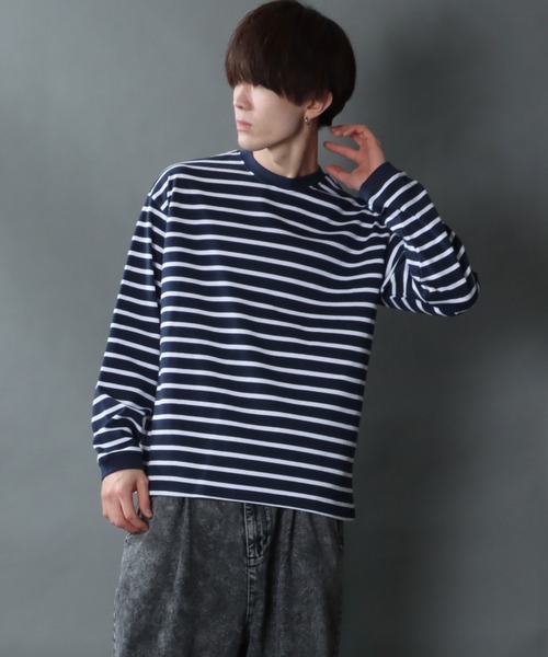 Supreme - 希少 Supreme ボーダー ロングスリーブ Tシャツ ロンT