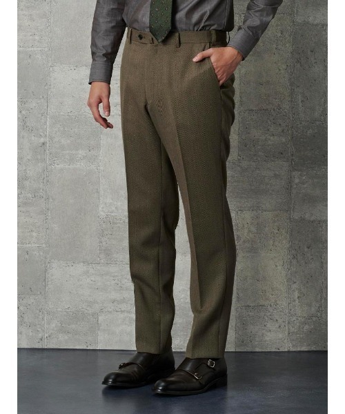 Perfect Suit FActory スラックス ロイヤル ウール テーパード
