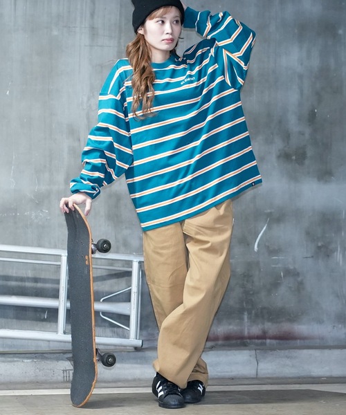 (古着)00s element チノパン　ワイド　cityboy ELEMENT/エレメント メンズ スケートボードパンツ リラックス