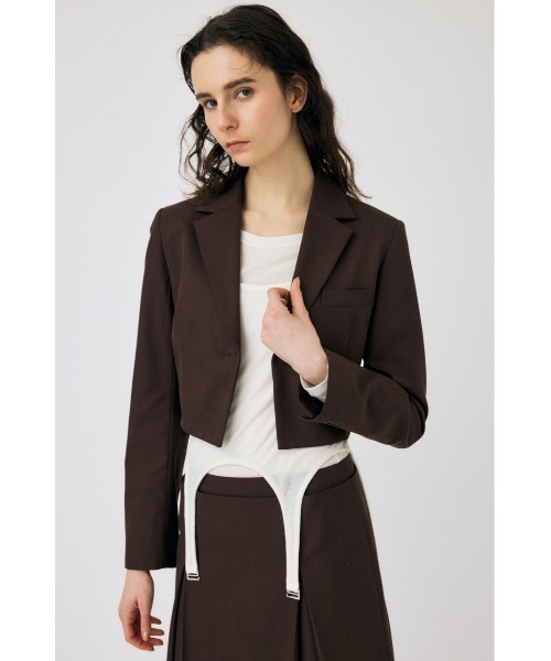 【MOUSSY】LIGHT SPRING コート　ブラック ストレッチステンカラーコート 黒無地 MAJI【AOKI公式通販】