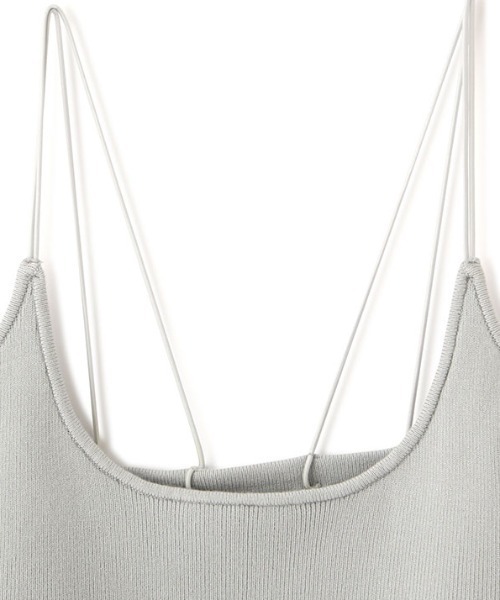 ETRÉ TOKYO キャミソール ETRE TOKYO キャミソール DEPENDRE Wストラップニットキャミ