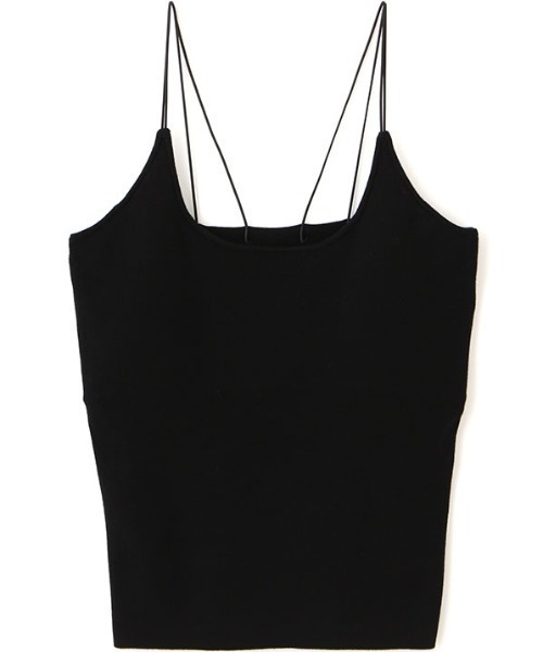 ETRE TOKYO キャミソール DEPENDRE Wストラップニットキャミ